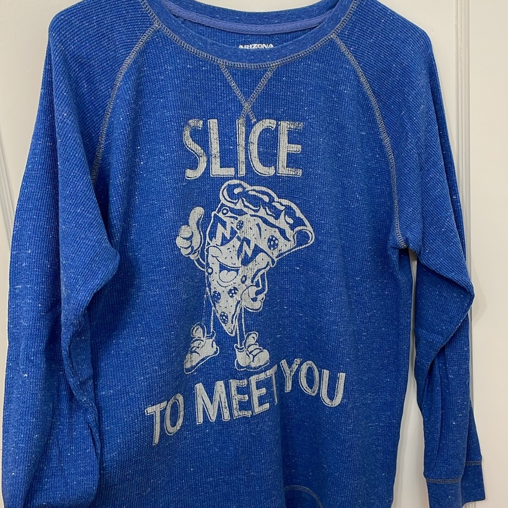 Arizona Jean Co. “Slice to Meet You” Thermal Waffle Weave Shirt